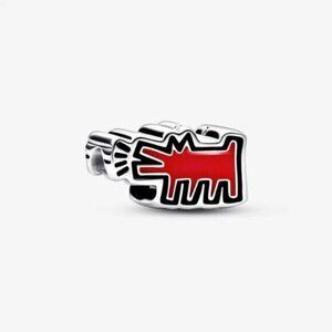 Pandora Keith Haring邃? x Pandora Barking Dog Charm